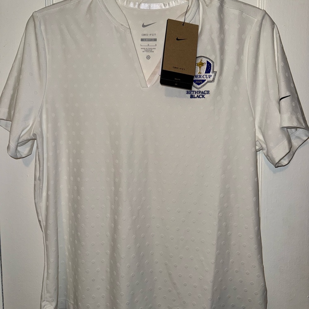 NWT Nike Women’s White Dri-FIT Golf Shirt